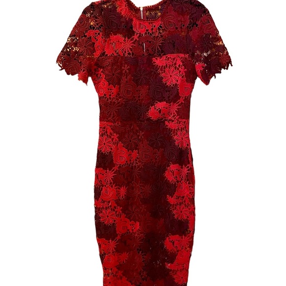 Lulu’s Lace Midi Dress, Size S, Partially Lined, Short Sleeves, Party Dr… - Picture 4 of 15